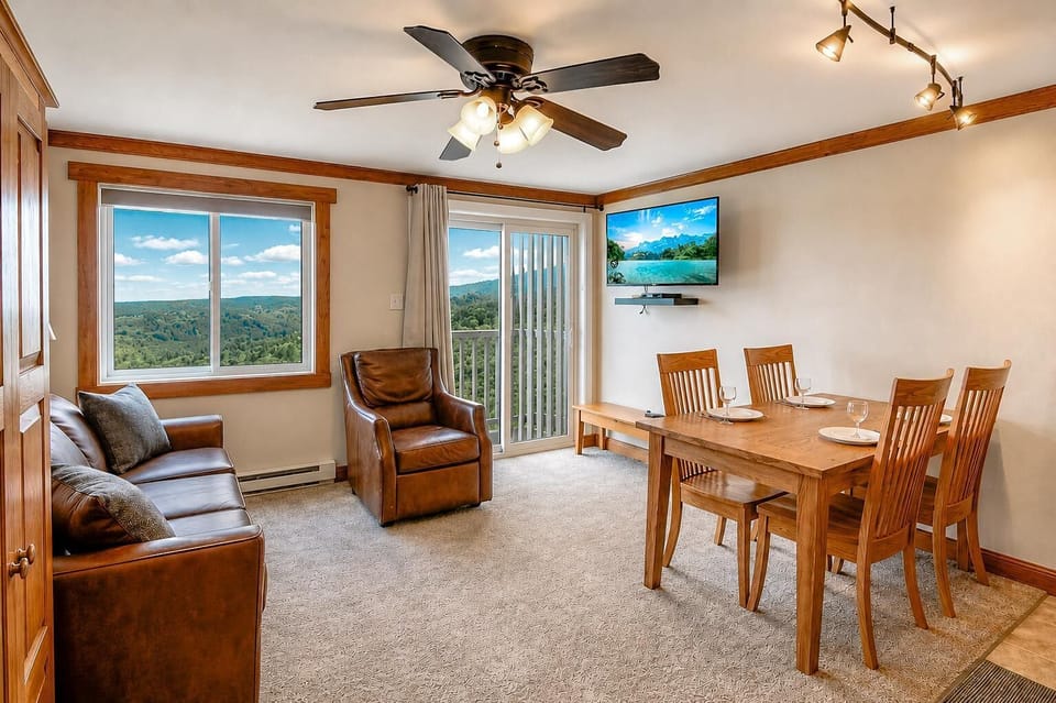 Relax and recharge in the inviting living area, which also features a sleeper sofa for additional sleeping space.