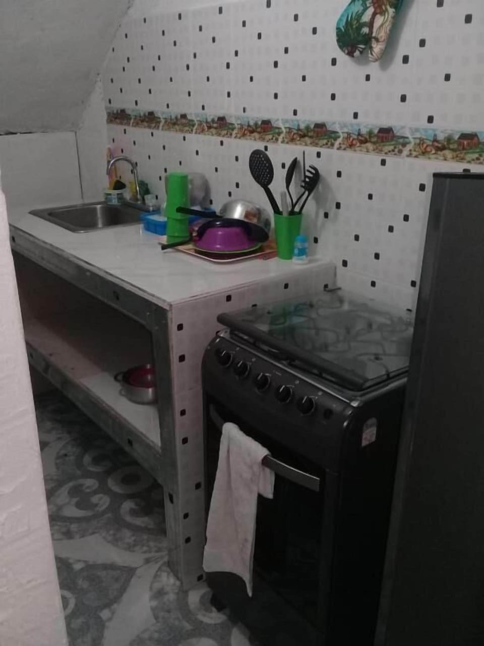 Family Apartment, Courtyard View | Private kitchen