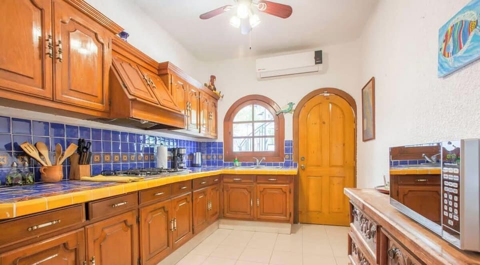 An extra large kitchen