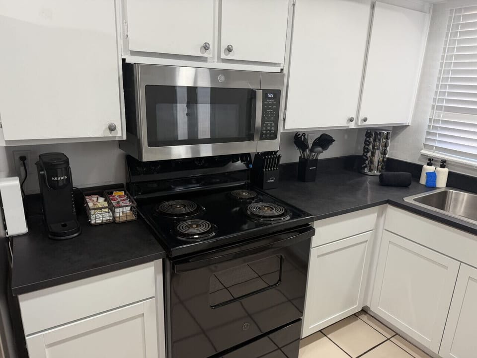 Modern range with gas stovetop and oven for easy cooking