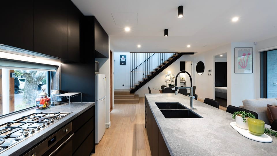 Fully equipped modern kitchen with everything needed for home-style cooking