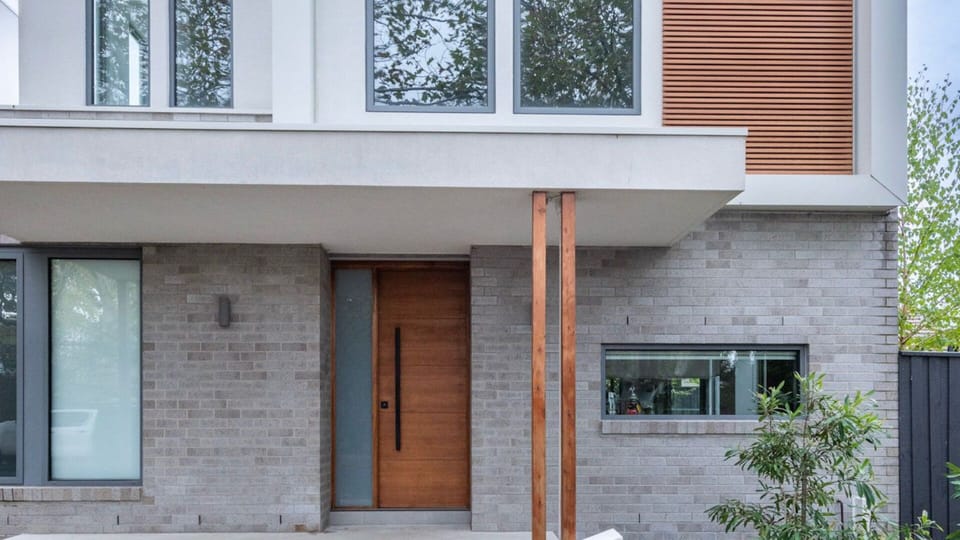 Inviting street presence and architectural character