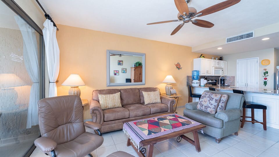 The spacious main room.