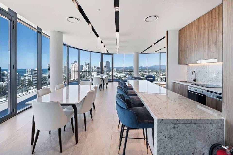 Entertainment area rooftop