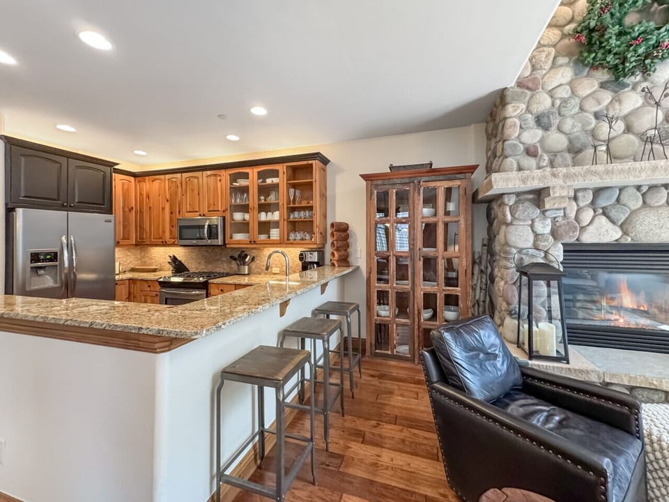 Pull up a stool, wrap hands around a warm mug, and let the morning unfold. The island seats three, opens to the living area, togetherness comes naturally here