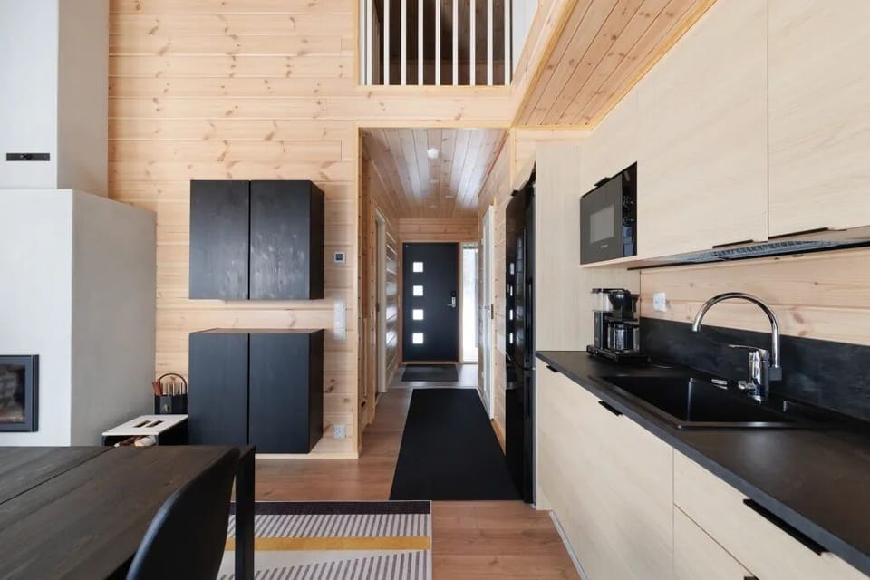 Superior Duplex, 2 Bedrooms, Sauna | Private kitchen | Full-size fridge, microwave, oven, stovetop