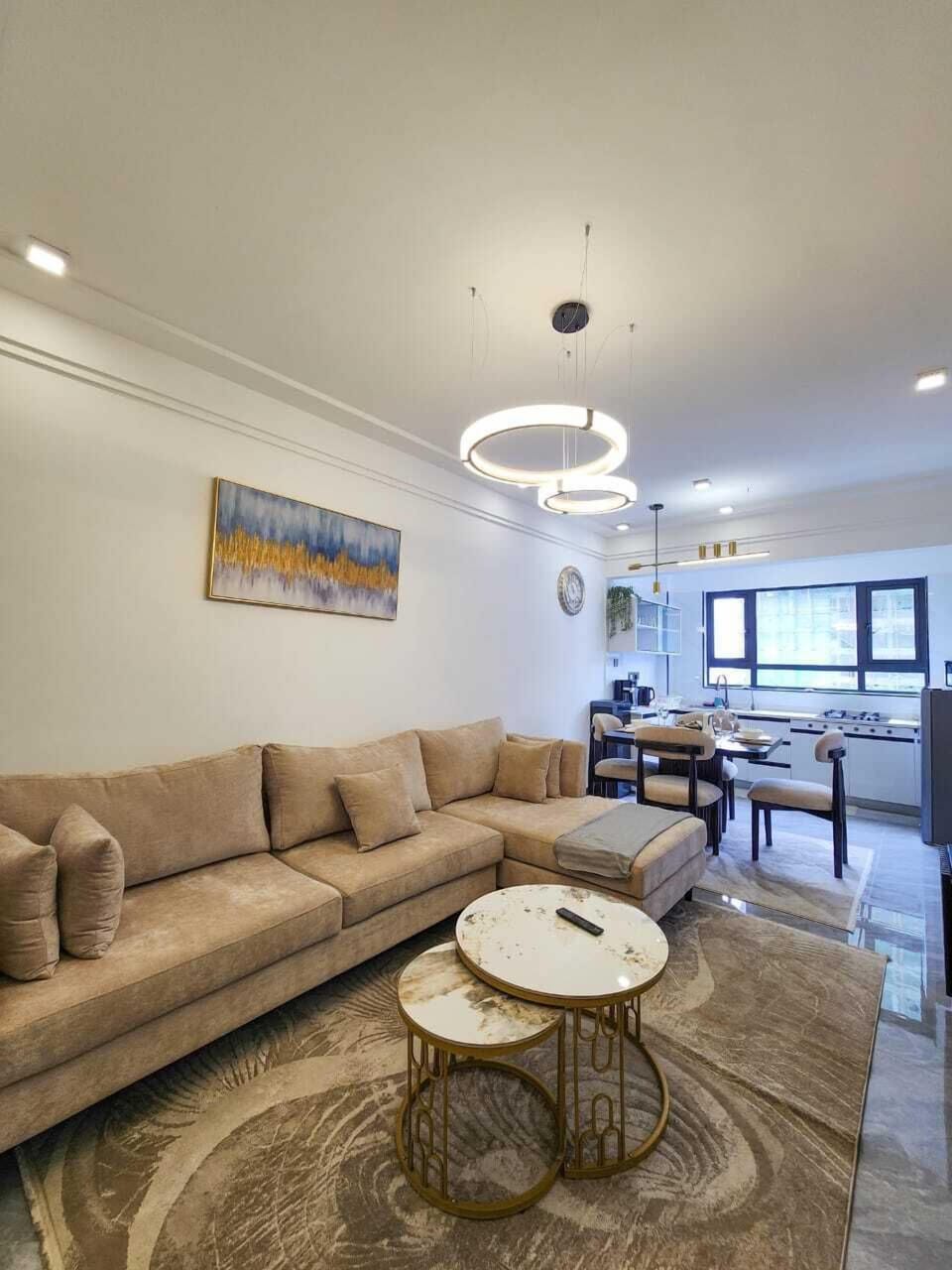 Comfort Apartment, Balcony, City View | Living area