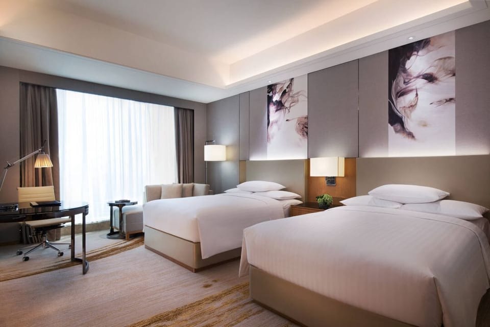 Basic Double Room, City View | In-room safe, desk, laptop workspace, blackout drapes