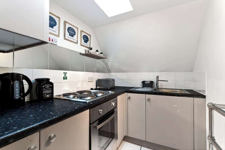 Kitchen in large family apartment