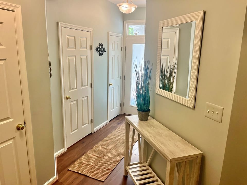 The entry way to your vacation