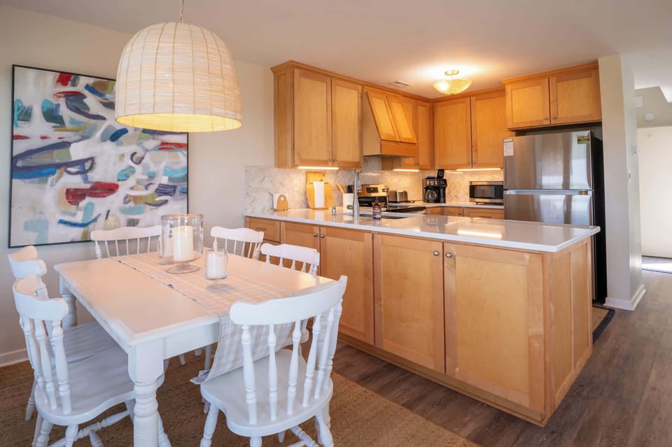 Spacious dining area