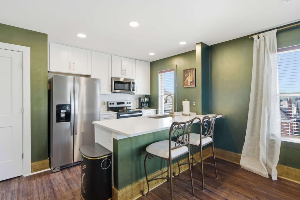 Condo, 1 Queen Bed, Kitchen (The Bavarian Inn 6) | Private kitchen