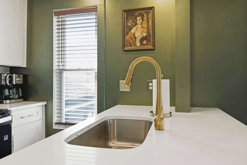 Condo, 1 Queen Bed, Kitchen (The Bavarian Inn 6) | Private kitchen