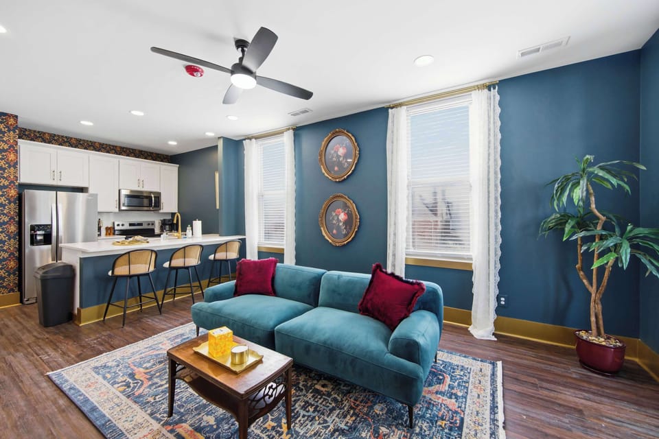 Condo, 1 Queen Bed, Kitchen (The Bavarian Inn 5) | Living area