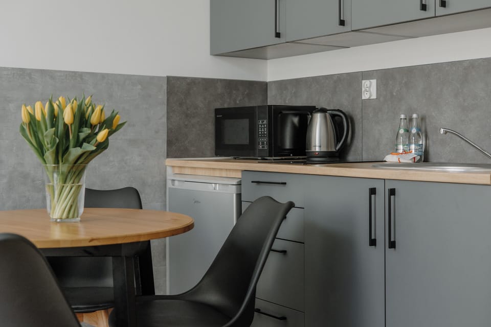 Comfort Apartment, Balcony | Private kitchen