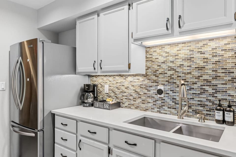 Open concept kitchen and dining