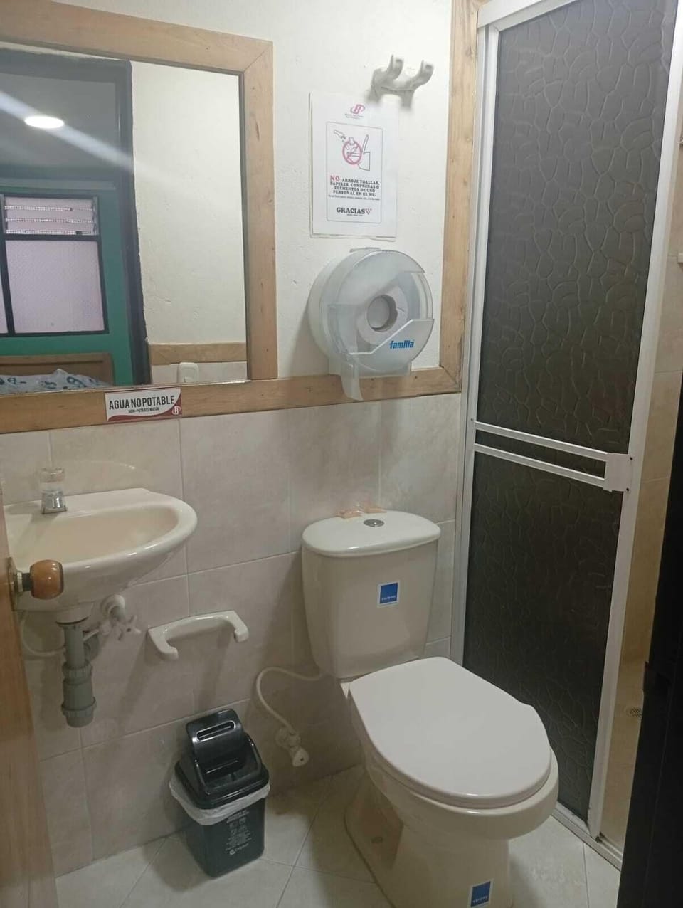 Double Room | Bathroom | Shower, towels, soap, shampoo