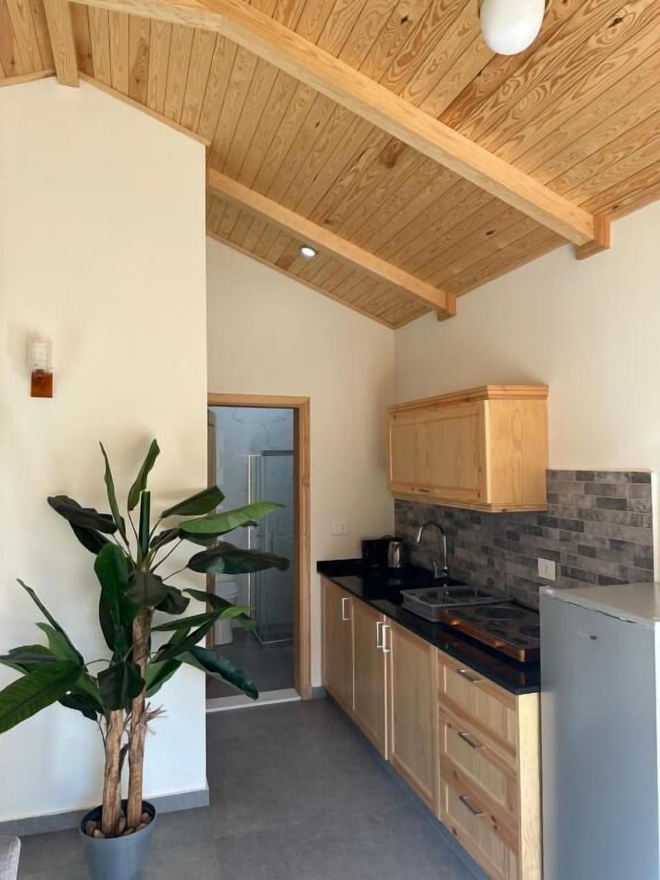 Superior Chalet, River View | Private kitchen