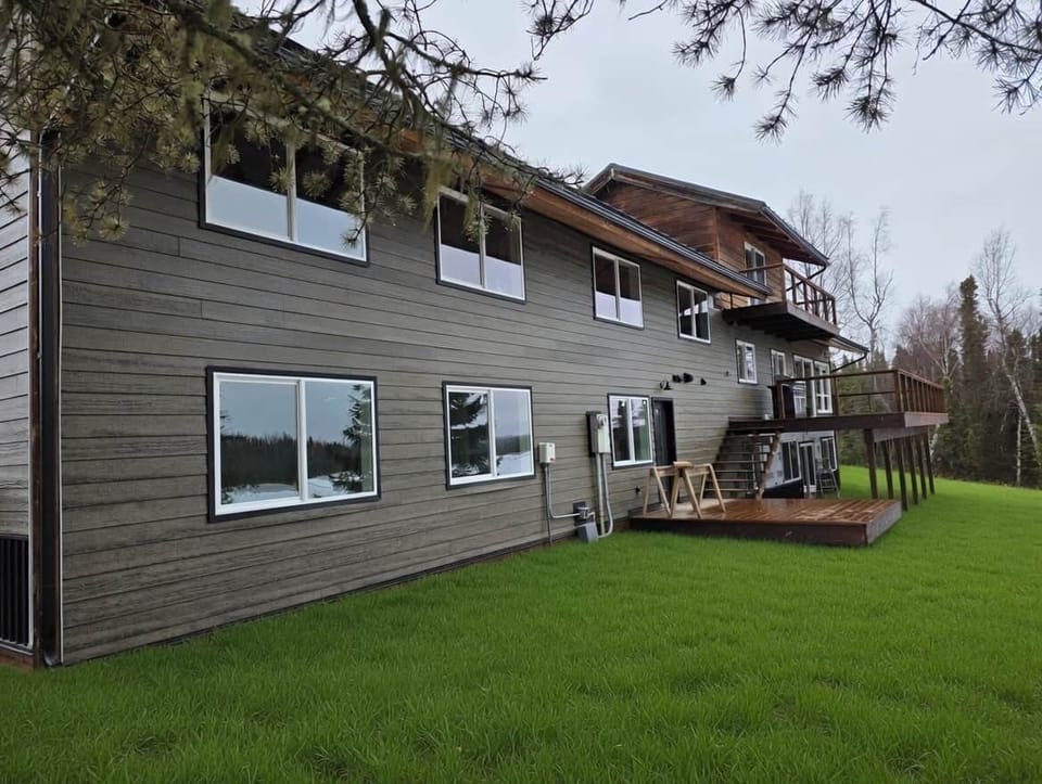 The back of the house
