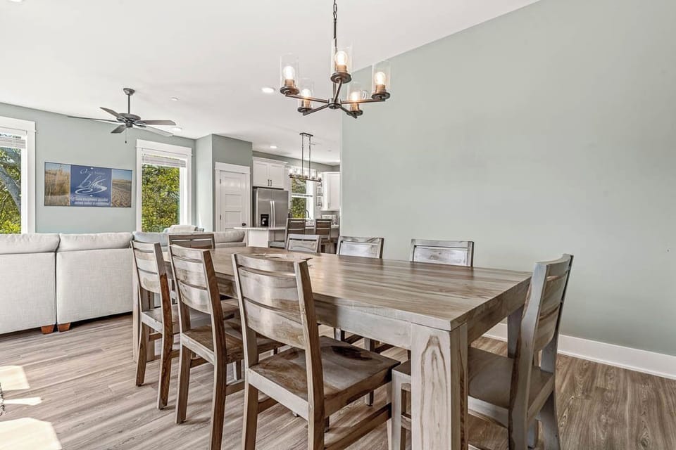 Ground-Level Dining Table (seats 6)