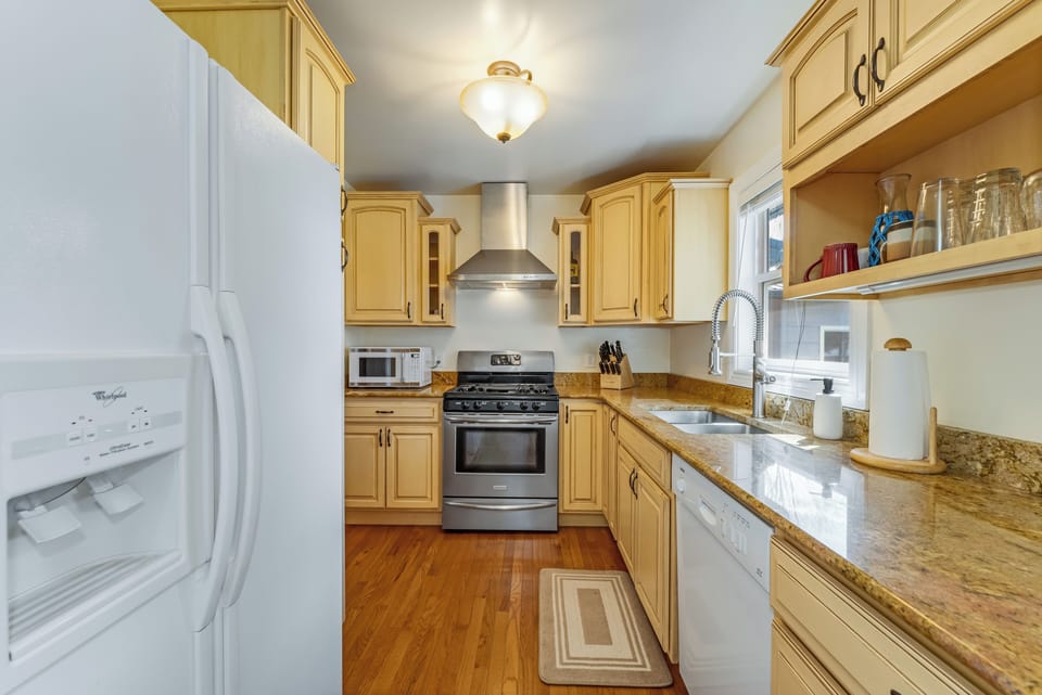 Gas range stove. | Main Level