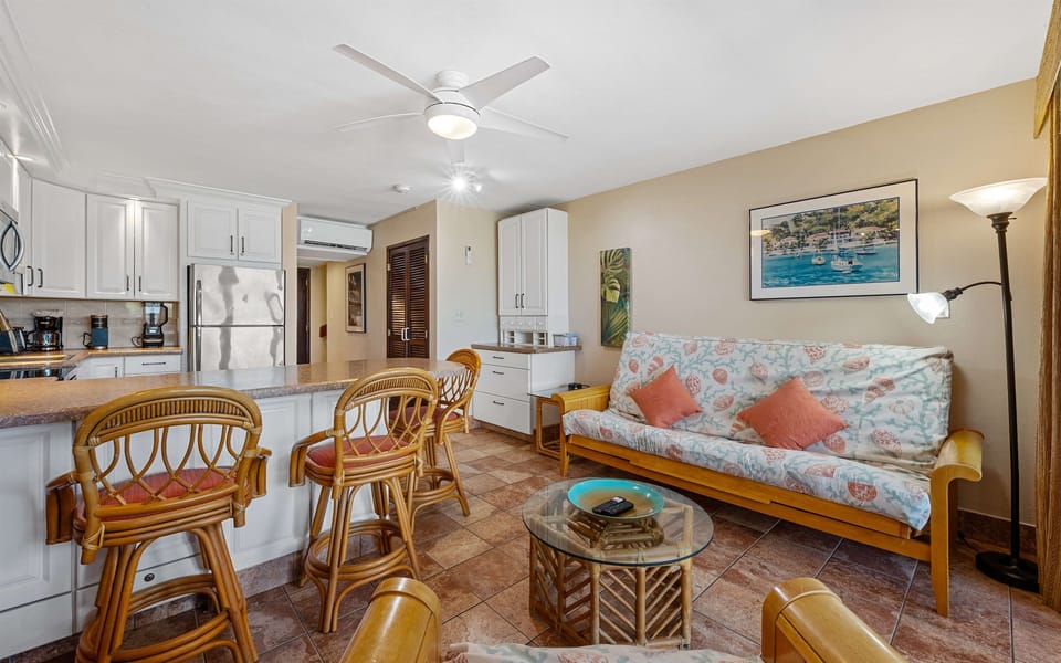 Living room with plenty of seating space