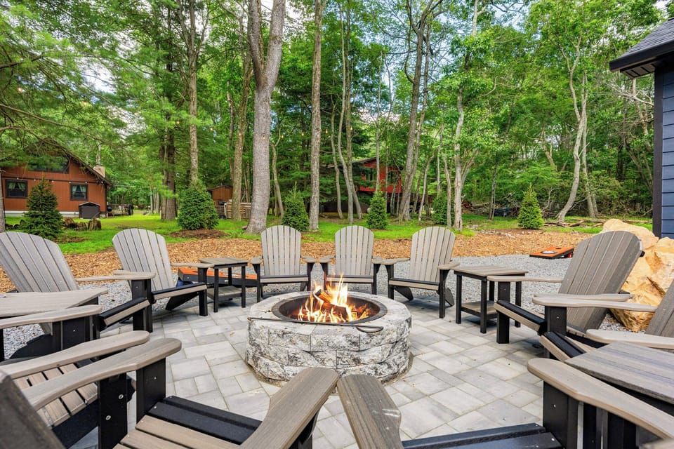 Gather for S'Mores and Stories around the Fire Pit.