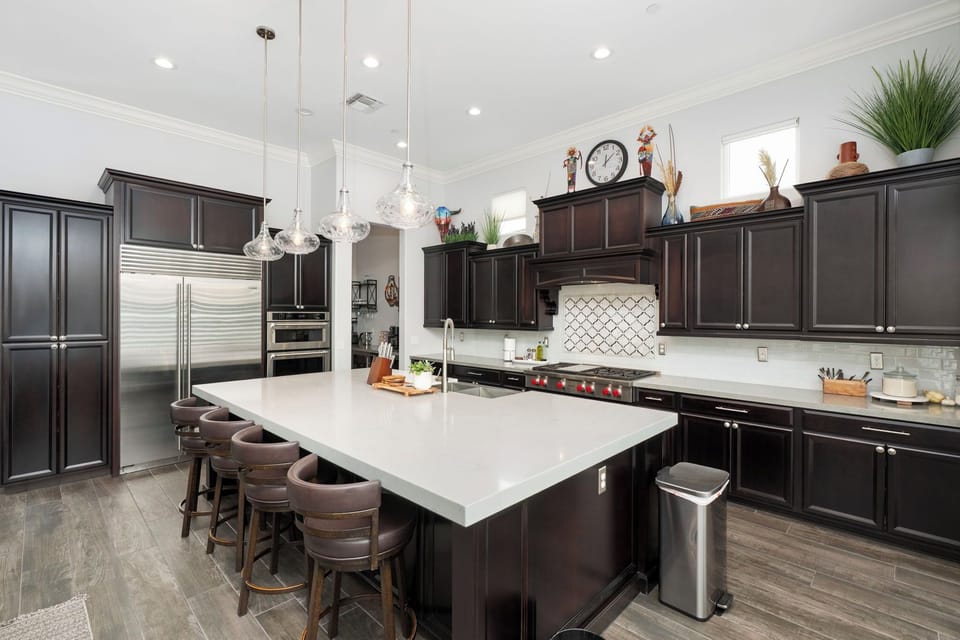 Kitchen looking towards Butlers Pantry