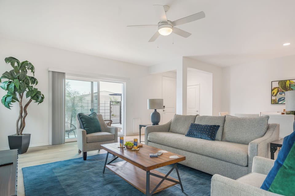 Movie night is ready! Grab the popcorn and settle into your stylish new lounge. 