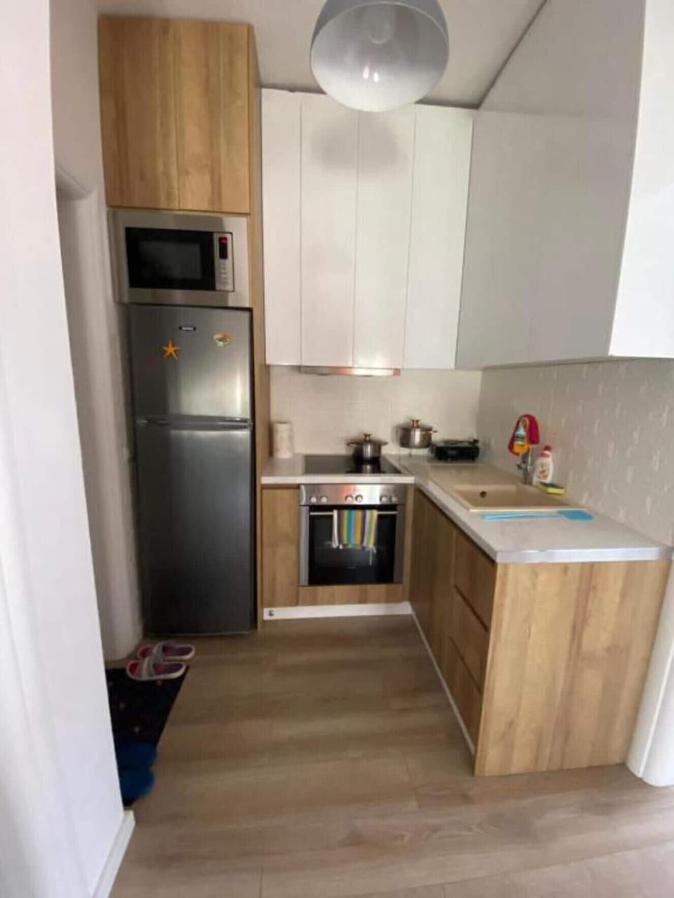 Apartment, Balcony, Courtyard View | Private kitchen