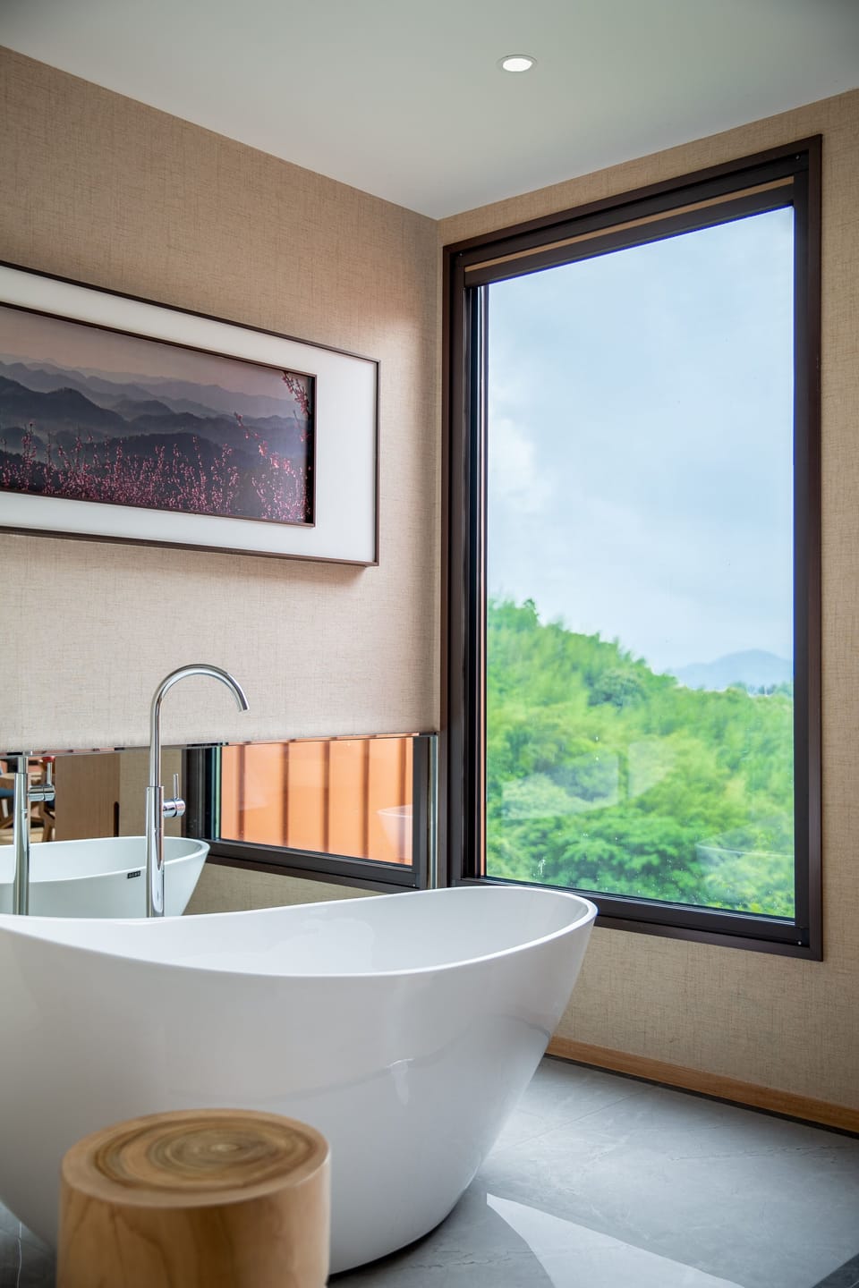 Luxury Tree House, Hill View | Bathroom | Free toiletries, hair dryer, towels, shampoo
