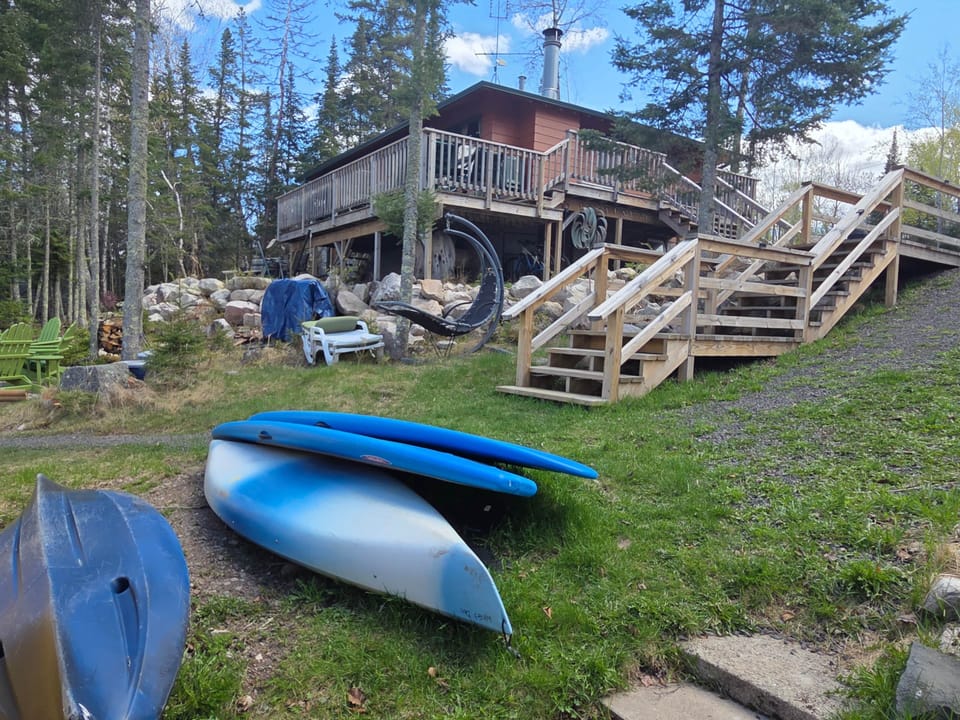 Kayaks and standup paddleboards are available for more water fun