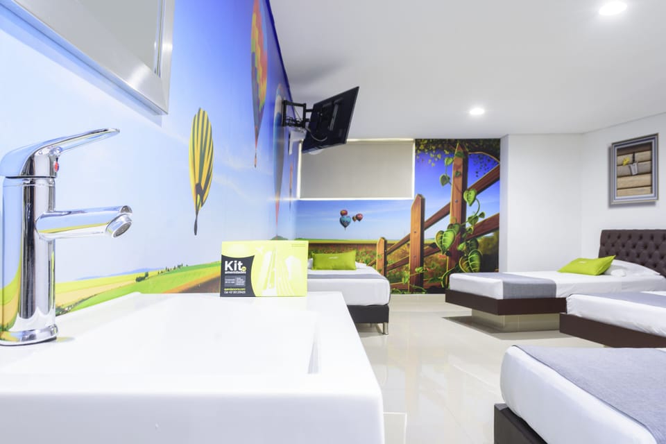 Quadruple Room | Individually decorated, desk, free WiFi, bed sheets