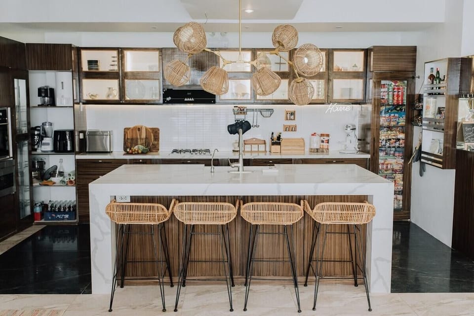 Luxury Villa, Beach View | Private kitchen | Highchair