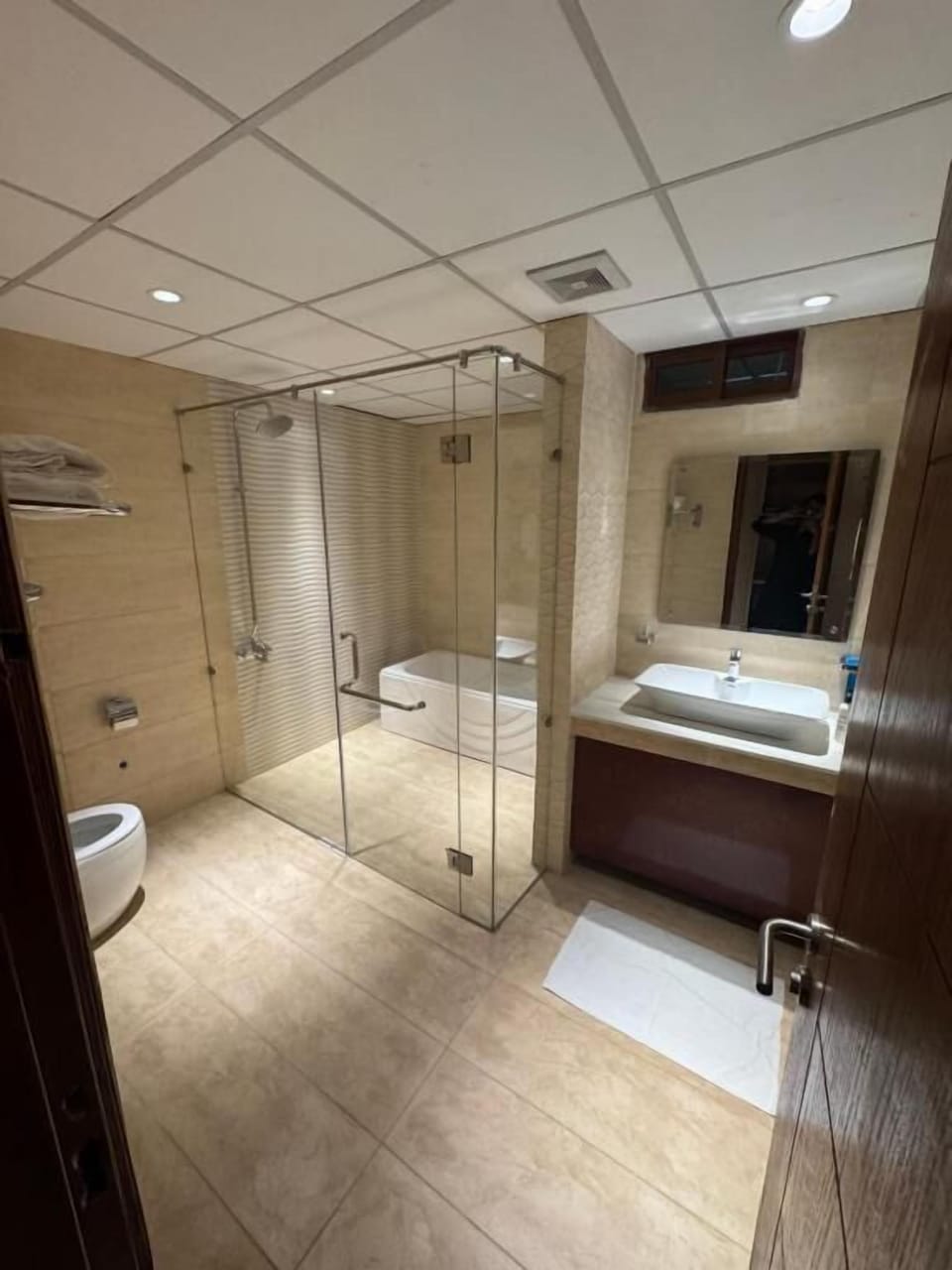 Family Quadruple Room, City View | Bathroom | Slippers