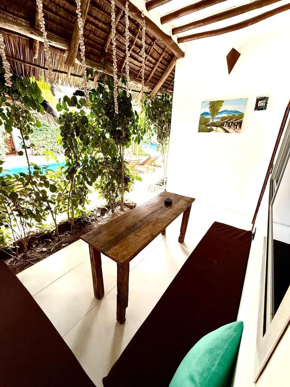 Deluxe Apartment, Pool View | Terrace/patio