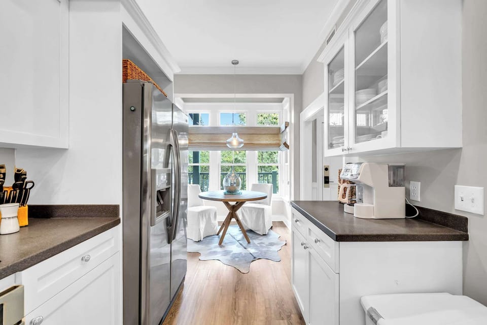 Fully stocked kitchen