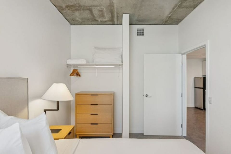 Bedroom. Interior and views may vary based on location and availability