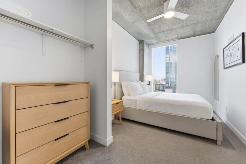 Bedroom. Interior and views may vary based on location and availability