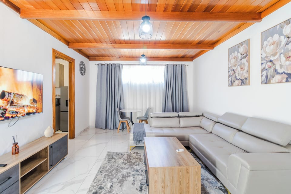Apartment | Living area | 43-inch Smart TV with digital channels, Netflix, streaming services