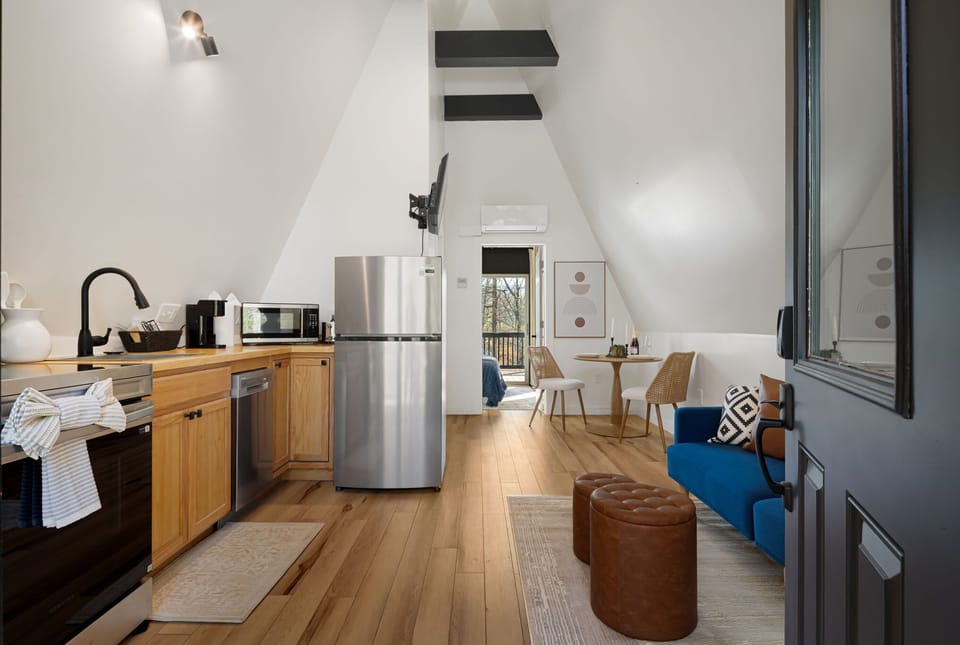 a kitchen that packs all appliances for your cooking needs