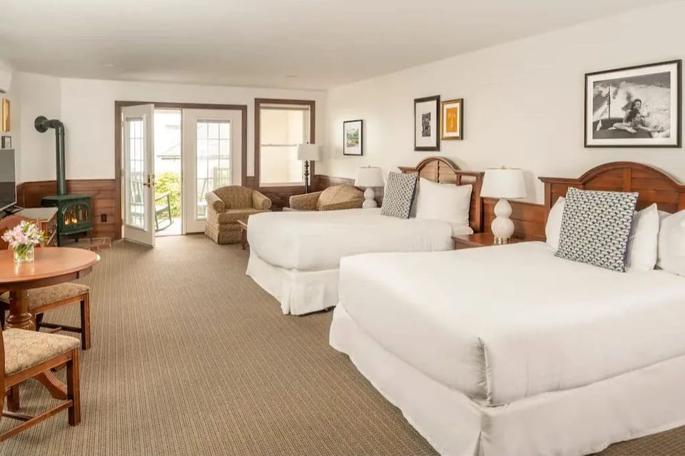 Drift to sleep in one of the comfortable beds.