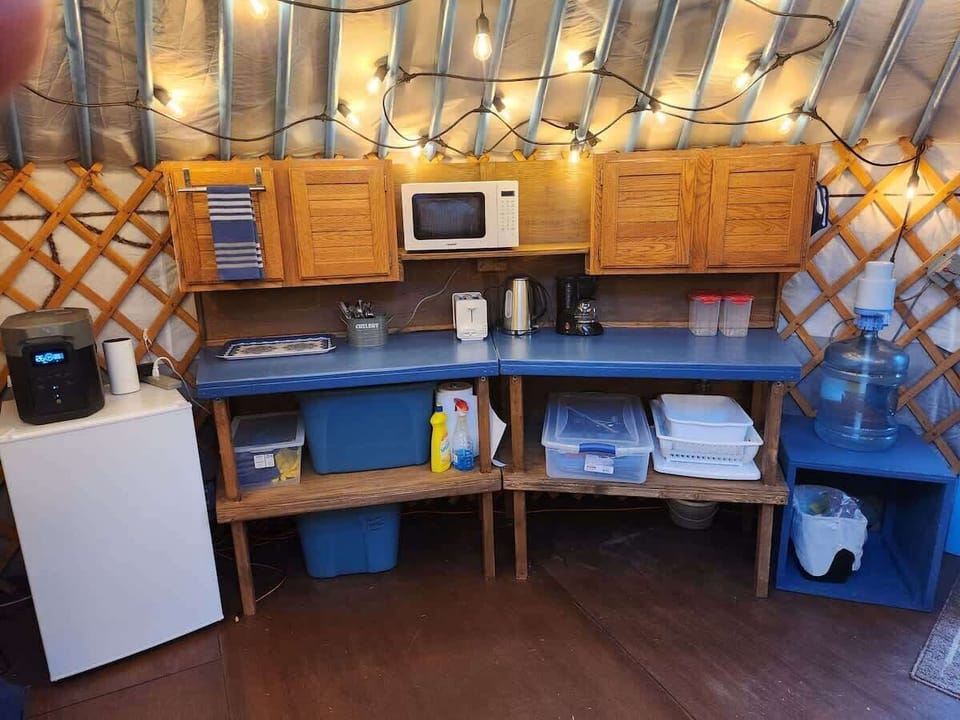 Kitchen/food prep area.