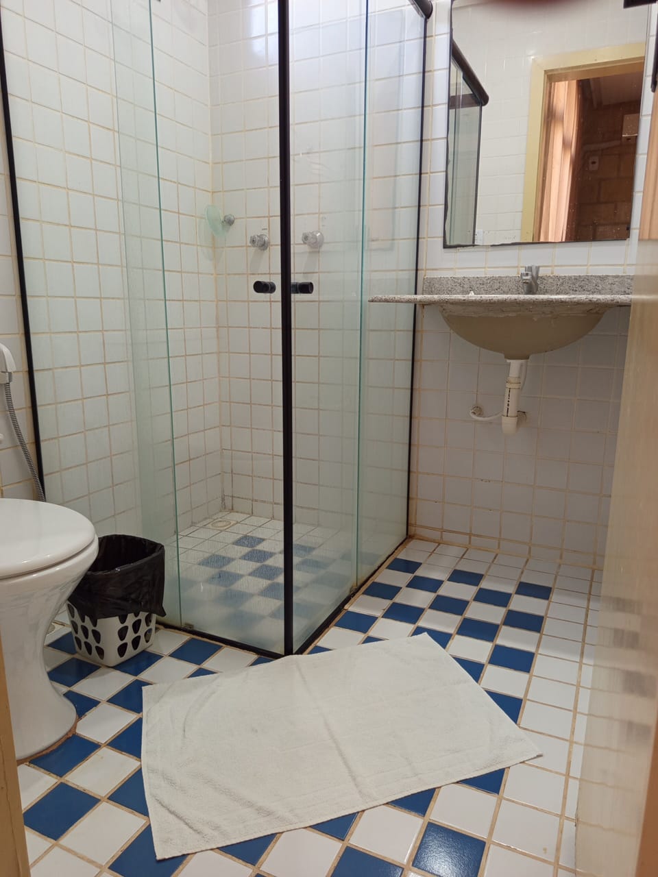Standard Quadruple Room, Balcony, Pool View | Bathroom | Shower, towels, toilet paper