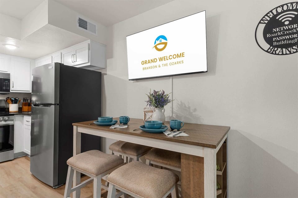 Make mealtime memories together at the dining table, seating 4​