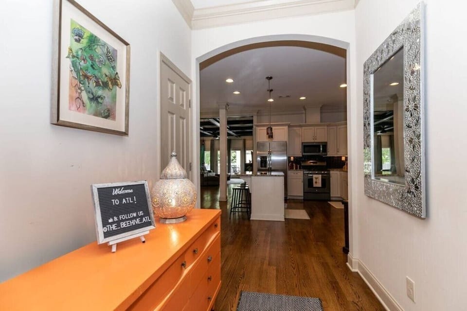 Thoughtfully layered interiors connect each space of the bungalow.