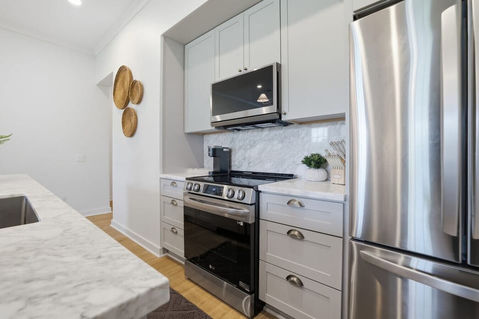 Fully stocked kitchen for easy meals