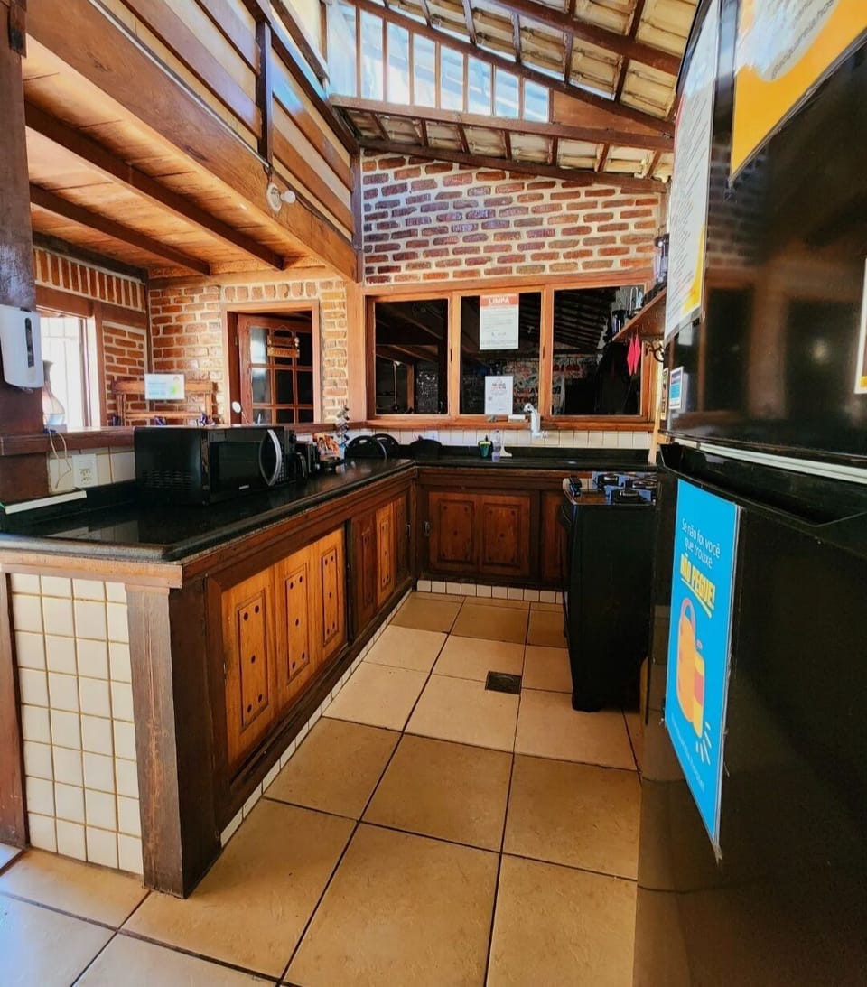 Shared fridge, microwave