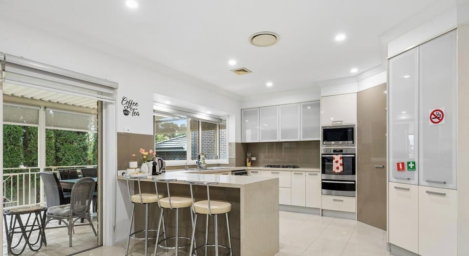 Practical kitchen area for preparing simple meals