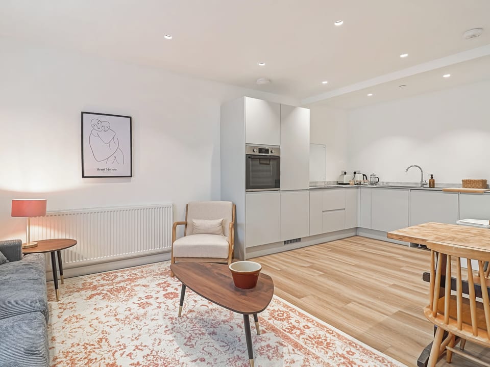 Open plan living space | Apartment 7, The Bath House Apartments - The Bath House Apartments, Ilfracombe